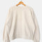 hanging naturel relaxed fit french terry sweatshirt