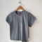 hanging heather grey tee