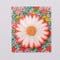 packaged white daisy shaped sticky notepad