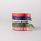 peeled set of 5 colorful washi tape with various prints and typography