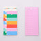 set of 2 colorful weekly and daily planner pads