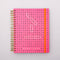pink 17-month large planner with crossword front that 'ready for anything' is circled