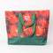 Large canvas tote bag with cheerful cherry print and says 'CHERRY GOOD TIMES'
