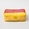 yellow and white gingham packing cube