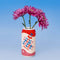 lucky cherry cream soda can vase with flowers inside