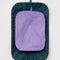 flattened set of two large packing cubes. large navy and medium lavender