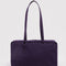 fig (dark purple) medium nylon bowler bag