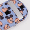 periwinkle 13 in. puffy laptop sleeve with mickey head print with laptop inside
