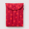 red polka dot 13 in. laptop sleeve