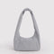 light grey small meringue bag