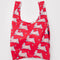 red baggu with bunny print