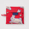 packaged red baggu with bunny print