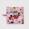 packaged pink standard baggu with minnie mouse in her classic red polka dot dress