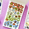colorful coffee stickers