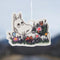 moomintroll floral air freshener on a outdoor background