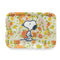 retro floral print trinket tray with snoopy across the front