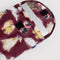 maroon 13 in. puffy laptop sleeve with fancy dogs print with laptop inside