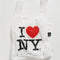 white standard baggu with traditional 'I love NY' graphic