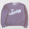 rosewood sweatshirt with white Bonjour De La Bibliothèque across the front