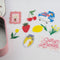 up close of stickers