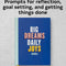 prompts for reflection, goal setting, and getting things done