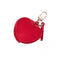 red heart keychain charm