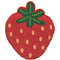 strawberry shaped beaded throw pillow
