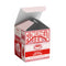 lid opened on box of double mint rose flowerhead tea with 15 count tea sachets