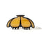 yellow butterfly vintage lamp inspired hair claw