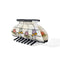 side view of white dainty floral vintage lamp inspired hair claw