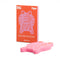 packaged pink tiger coasters with orange face and body outline