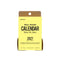 yellow 2027 penco memo block calendar
