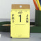 front view of yellow 2027 penco memo block calendar