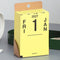 yellow 2027 penco memo block calendar on a desk