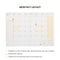monthly layout