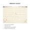 monthly layout