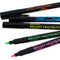 set of 5 water based highlighters: pink, yellow, green, blue and orange