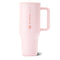 light pink 40 oz large tumbler with handle