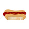 front view of hot dog shaped pocket comb