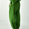 side view of model wearing avocado french terry balloon pants with side pockets and side panels