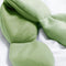 up close of matcha green weighted eye mask