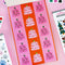 red and pink colorful tree page