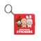 Monchhichi Mini Stickerbook Keychain