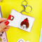 interior sticker inside of Monchhichi Mini Stickerbook Keychain