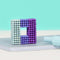 various shades of purple and mint mini magnet fidget toy in a square design