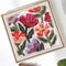 colorful wildflower needle punch diy kit