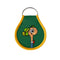 green patch keychain with richard scarry lowly worm
