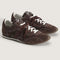 brown vans super low pro trainer sneakers with white and brown laces