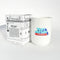 front and backview of salty sea spray and ocean air scented candle and packaging