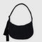 black medium crescent bag
